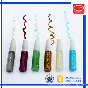 Promotional gift for children colorful mini glitter glue